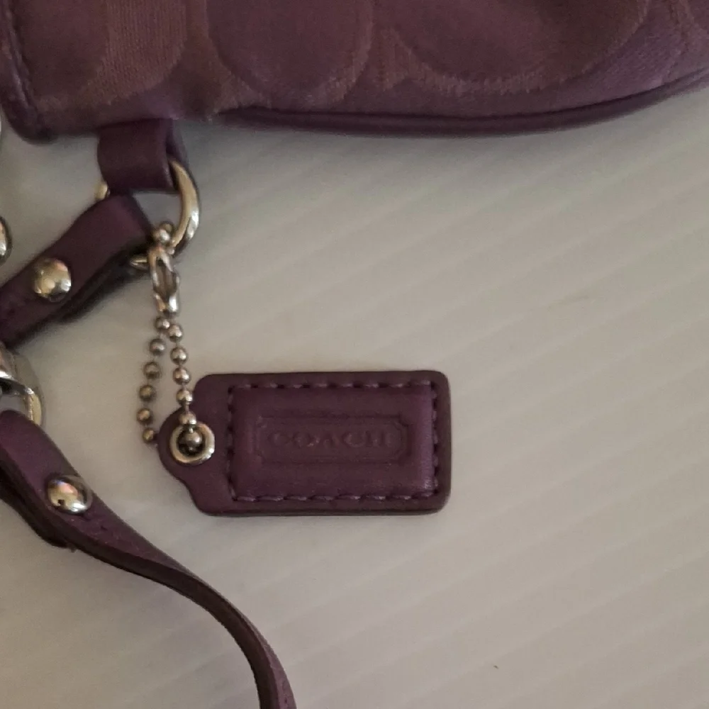 COACH Ashley Wristlet in SV/Rose